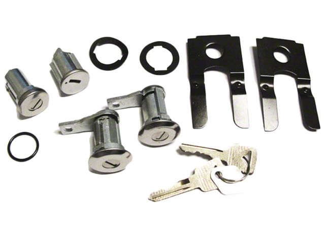 Ignition, Door and Trunk Lock Set, 1964-1966 Mustang