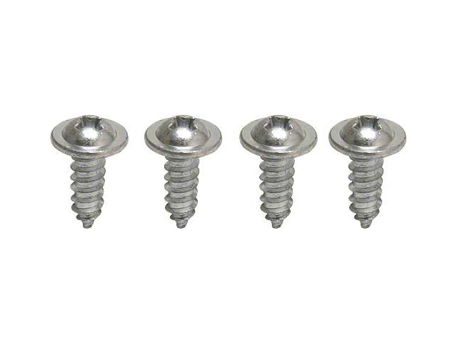 1964-1966 Mustang Kick Panel Mounting Screw Set, 4 Pieces