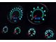 1964-1966 Mustang New Vintage USA 69 Series Gauge Panel Kit, Black Faces with Programmable MPH Speedometer