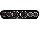 1964-1966 Mustang New Vintage USA CFR Redline Series Gauge Panel Kit, Black Faces with Programmable MPH Speedometer