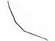 1964-1966 Mustang OEM Steel Front to Rear Drum Brake Line for Dual Exhaust, 1-Piece (Front Drum Brakes/Dual Exhaust)