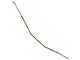 1964-1966 Mustang OEM Steel Front to Rear Drum Brake Line for Single Exhaust, 1-Piece (Front Drum Brakes/Single Exhaust)