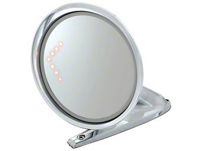 1964-1966 Mustang Outside Rear View Mirror with LED Turn Signal, Left
