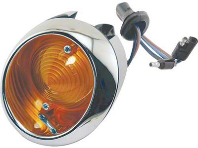 OPR Parking Light Assembly/ Left/ 64-66 Mustang