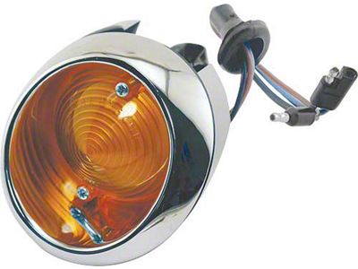 Parking Light Assembly/ Left/ 64-66 Mustang