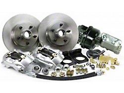 1964-1966 Mustang Power Front Disc Brake Kit w/Upgraded Rotors for V8