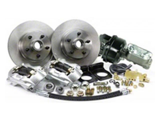 1964-1966 Mustang Power Front Disc Brake Kit w/Upgraded Rotors for V8