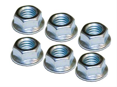 1964-1966 Mustang Shock Absorber Upper Mount Nut Set with Toothed Washers, Before 3/1/66