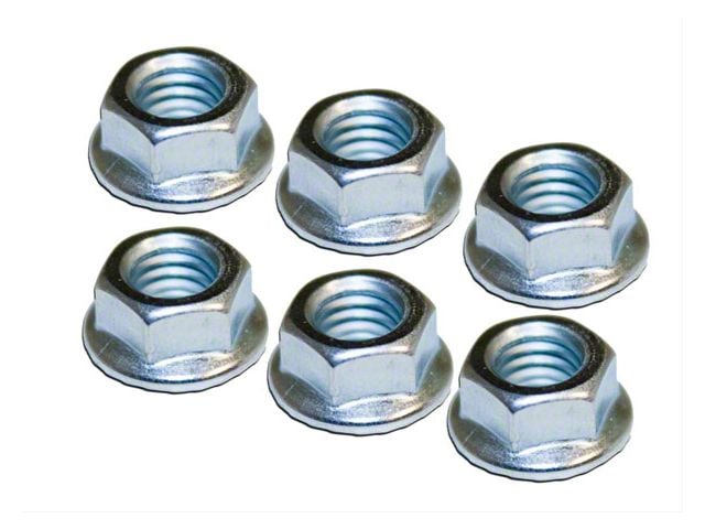 1964-1966 Mustang Shock Absorber Upper Mount Nut Set with Toothed Washers, Before 3/1/66