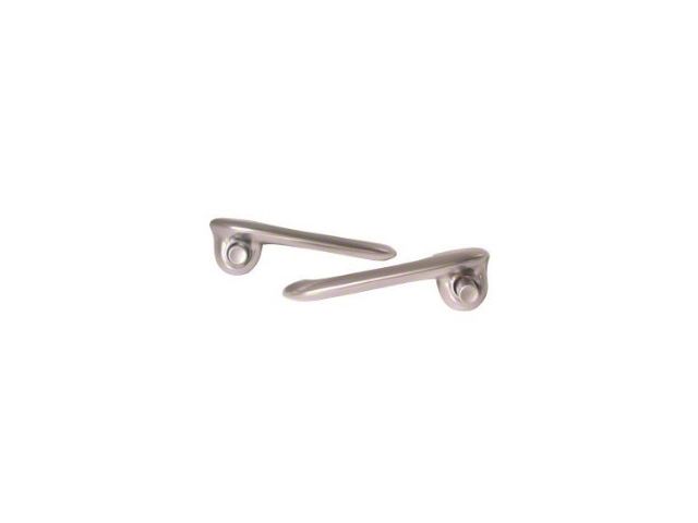 1964-1966 Mustang Show-Quality Door Handle Kit with Satin Chrome Finish