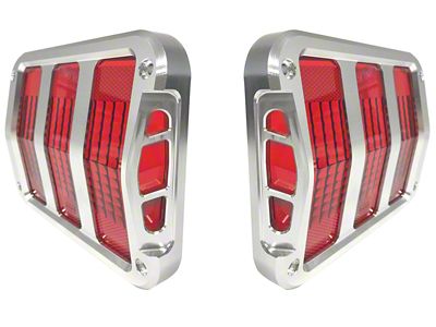 1964-1966 Mustang Sidewinder Billet Tail Light Bezels