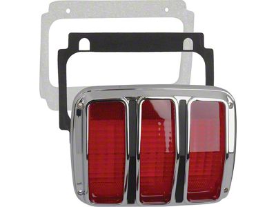 Taillight Assembly, Bezel/Lens/Gasket, Mustang, 1964-1966