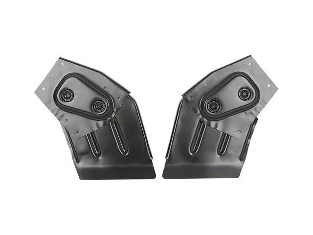 1964-1966 Mustang Trunk Lid Hinge Brackets, Pair