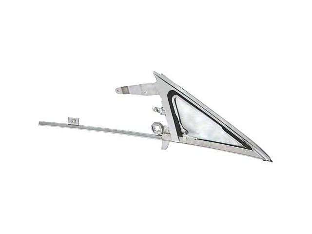 1964-1966 Mustang Vent Window Assembly with Clear Glass, Right