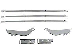 Chrome Door Panel Retainer Set, 8 Pieces (64-66 Ford Thunderbird)