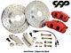 1964-1967 Chevelle C5 Big Front Disc Brake Kit With Black Calipers