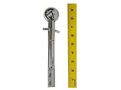 Shifter Handle, Hurst Stock-Style,w/Chrome Knob, 64-67