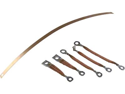 1964-1967 Corvette Radio Ground Strap Kit With Standard Exhaust