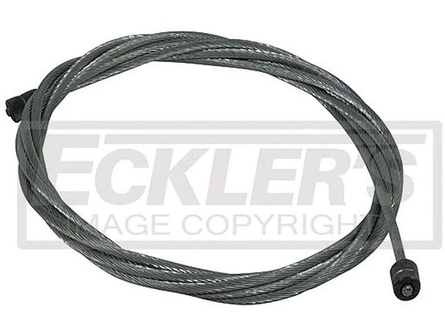1964-1967 El Camino Parking Brake Cable, Intermediate, With TH350 Or Manual Transmissions, OE Steel