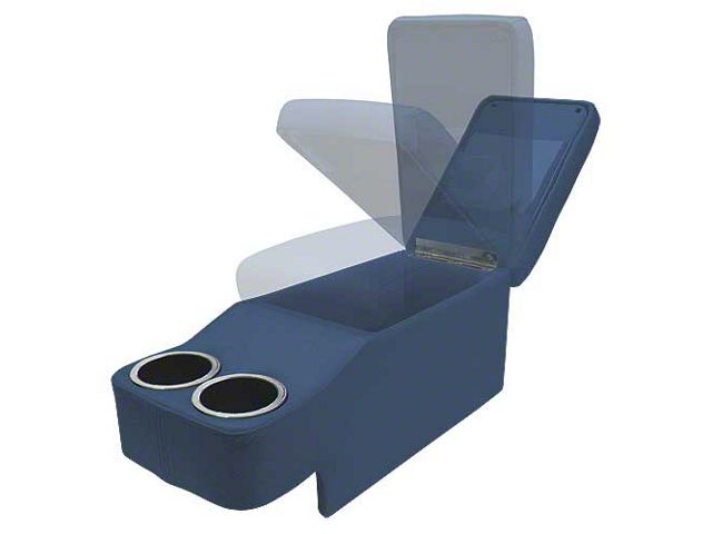 1964-1967 Mustang Saddle Console for All Cars with Console, Dark Blue