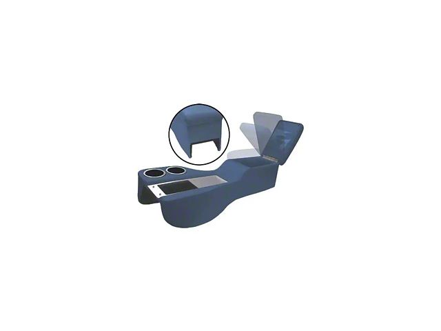 1964-1967 Mustang Saddle Cruiser Center Console for All Cars with Console, Dark Blue