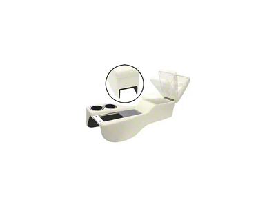 1964-1967 Mustang Saddle Cruiser Center Console for All Cars with Console, White