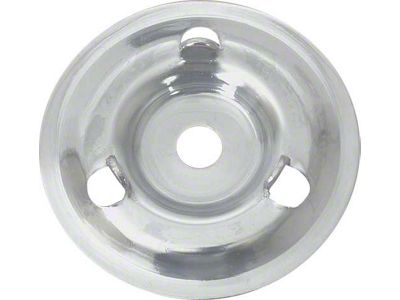 1964-1967 Mustang Styled Steel Wheel Spare Tire Hold Down Plate, Chrome