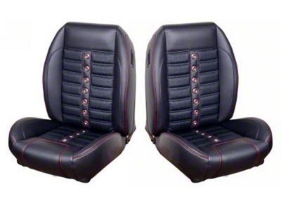 TMI 1964-1967 Mustang Sport X Vinyl Front Seat Cover Set (Front Seats Only)