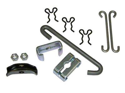 1964-1967 Pontiac GTO / 442 / GS Powerglide, TH350, TH400, and Manual Transmission Parking Brake Cable Hardware Kit, 11pc