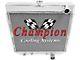 Ford Champion Aluminum Radiator, 4-Row, 1963-1970