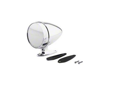 1964-1968 Mustang Chrome Bullet Mirror with Convex Glass, Right