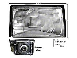 Back-up Light Lens/ Fomoco Logo/ 64-68 Mustang