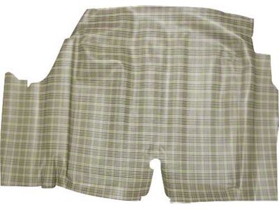 1964-1968 Mustang Fastback Molded Vinyl Trunk Mat, Plaid 08 Pattern