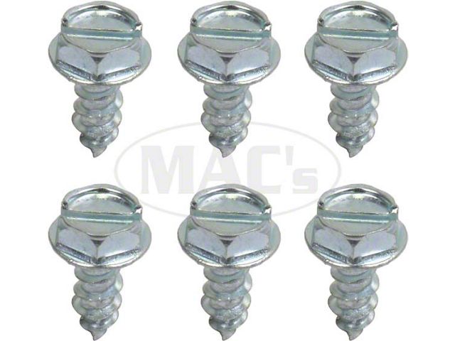 1964-1968 Mustang Gas Tank Filler Pipe Screw Set for Screw-On Style Gas Cap