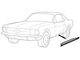 1964-1968 Mustang Quick-On Type Outer Rocker Panel, Left