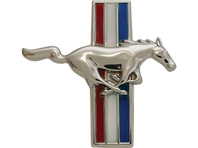 1964-1968 Mustang Running Horse Fender Ornament for Cars with 6-Cylinder, Right