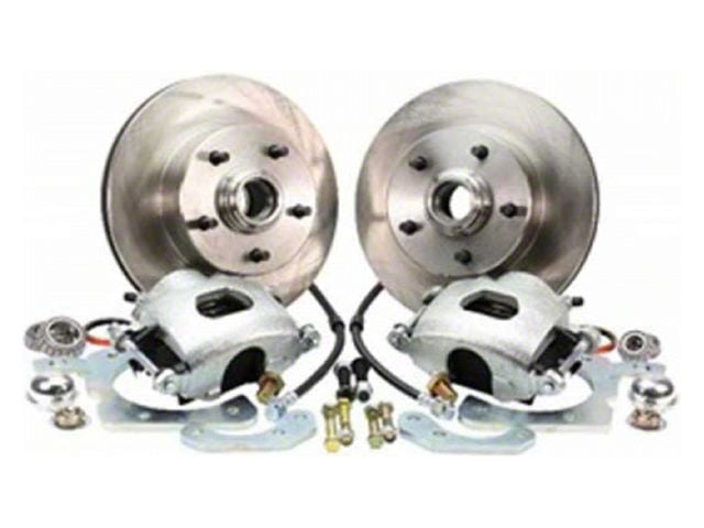 1964-1969 Mustang Basic Front Disc Brake Kit with Upgraded Rotors, V8