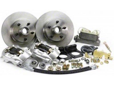 1964-1969 Mustang Manual Front Disc Brake Kit w/Upgraded Rotors for V8