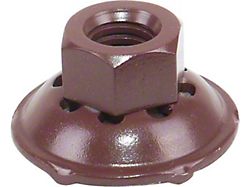 Seat Retaining Nuts; Dark Red (64-69 Mustang)