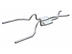 1964-1970 Mustang 2.5 Crossmember-Back Exhaust System with X-Pipe