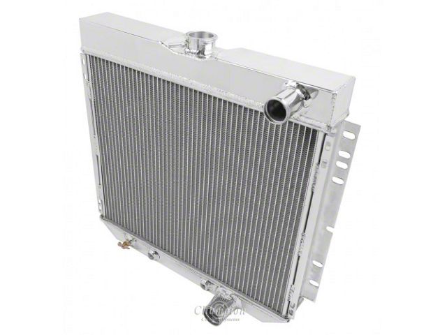 Aluminum Radiator; 3-Row (67-70 Mustang)