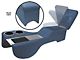 1964-1970 Mustang Convertible Humphugger Cruiser Center Console for Cars without Console, Dark Blue