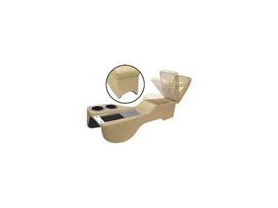 1964-1970 Mustang Convertible Humphugger Cruiser Center Console for Cars without Console, Saddle