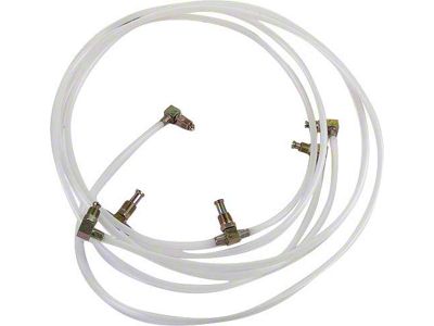 Top Hose Set/ White Or Clear Hose With Fittings