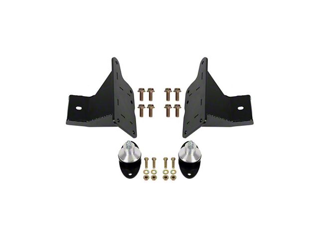Detroit Speed Engine Mount Kit for Aluma-Frame and Gen I and II Ford Modular Engines (64-70 Mustang)