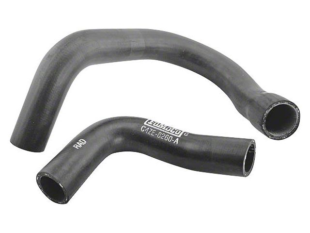 1964-1970 Mustang Radiator Hose Set with Script, 6-Cylinder