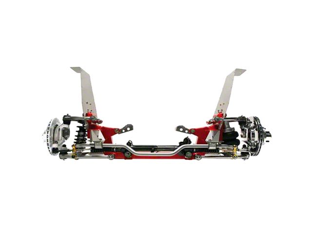 Pro Touring IFS Front Suspension Kit with Big Bore Brake Calipers and 11-Inch Drilled and Slotted Rotors (64-70 Mustang)