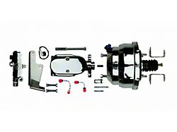 1964-1972 Chevelle 8 Chrome Booster & Master Combo Kit, Slimline Series, Front Disc And Rear Drum