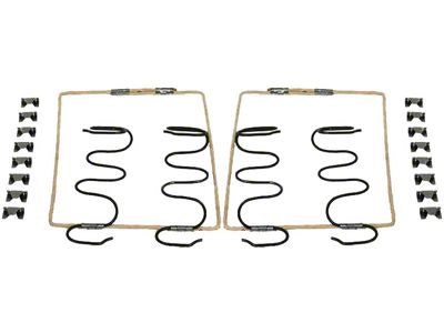 1964-1972 Chevelle Front Bench Seat Side Support Spring Set, Left and Right