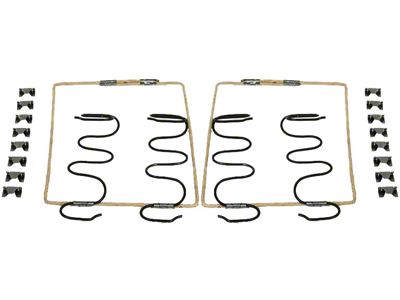 1964-1972 Chevelle Front Bench Seat Side Support Spring Set, Left and Right
